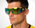 Sporty, Cyberpunk, Moto, Racing, Shield Sunglasses, Iridescent, Futuristic, Y2K, Activewear, Streetwear, Wrap Around, Lion Logo, Gorpcore, Rave, Festival