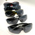 Sunglasses Men Shades Single Lens Square Large Men's Women's Miami Sunglasses Gafas Lentes De Moda Para Hombres Mujeres
