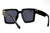 Hip Hop Fashion, Streetwear, Cyberpunk, Y2K, Retro Future, Steampunk, Bold Eyewear, Clear Frames, Gold Accents, Designer Inspired, Luxury Aesthetic, Statement Piece, Geometric Sunglasses