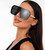 Fashion Oversize Flat Mirror Lens Square Large Men's Women's Miami Sunglasses Gafas Lentes De Moda Para Hombres Mujeres