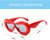 New in Oval Sunglasses for Men Women 2023 Fashion Retro Brand Design Shades Eyewear Female Candy Color Goggle Sun Glasses