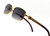 Vintage Mens Rectangle Retro Brown Gold Frame Elegant Fashion Hip Hop Sunglasses