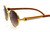 Vintage Mens Round Retro Black Brown Lens Designer Fashion Hip Hop Sunglasses