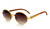 Vintage Mens Round Retro Black Brown Lens Designer Fashion Hip Hop Sunglasses