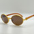 Vintage Mens Round Retro Black Brown Lens Designer Fashion Hip Hop Sunglasses