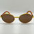 Vintage Mens Round Retro Black Brown Lens Designer Fashion Hip Hop Sunglasses