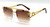 Rapper  Shades Frameless Sunglasses Fashion Designer Male Lentes Gafas Humbres Hip Hop Shades Elegant Rimless Gold Migos Quevo Rap