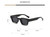Men Women Sunglasses Black Small Retro Hip Hop Thick Square Frame Trendy Elegant fashion designer Wintage