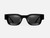 Men Women Sunglasses Black Small Retro Hip Hop Thick Square Frame Trendy Elegant fashion designer Wintage
