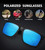 New Polarized Men Anti Glare Fishing Cycling Driving Sport Sunglasses Square