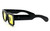 Men Women Sunglasses Black Small Retro Hip Hop Thick Square Frame Trendy Elegant fashion designer Wintage