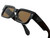 Men Women Sunglasses Black Small Retro Hip Hop Thick Square Frame Trendy Elegant fashion designer Wintage