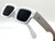 Men Women Sunglasses Black Small Retro Hip Hop Thick Square Frame Trendy Elegant fashion designer Wintage