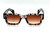 Men Women Sunglasses Black Small Retro Hip Hop Thick Square Frame Trendy Elegant fashion designer Wintage