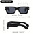 Men Women Sunglasses Black Small Retro Hip Hop Thick Square Frame Trendy Elegant fashion designer Wintage