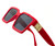 Men Sunglasses Fashion Black Oversize Big Designer Square Rapper Rap Black Retro Gafas Lentes