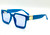 Men Sunglasses Fashion Black Oversize Big Designer Square Rapper Rap Black Retro Gafas Lentes