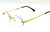 Men's Sunglasses Gold Frame Rimless Hip Hop Style  Oval  Small Quevo Gafas Lentes Humbres Gold Rimless Shades Eye Glasses