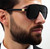 Men Sunglasses Square Large Frame New Style Flat Lens