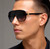 Men Sunglasses Square Large Frame New Style Flat Lens