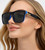 WOMENs Polarized Sunglasses Light weight Retro Square Fashion Shades Reflective Gafas Lentes
