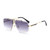 Women SUNGLASSES DESIGNER OVERSIZE SQUARE RETRO GOLD FRAME WOMEN STYLE NEW