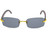 Men Classy Elegant Sophisticated Style Clear Lens Eye Glasses Gold Rimless Frame Gafas Lentes Hip Hop Rapper rimless sunglasses, men's sunglasses, gold sunglasses, wood arm sunglasses, rectangular sunglasses, fashion sunglasses, designer sunglasses, stylish sunglasses, men's accessories, sun protection, driving sunglasses, outdoor sunglasses