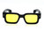 Men Women Sunglasses Black Small Retro Hip Hop Thick Square Frame Trendy Elegant fashion designer Wintage
