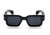 Men Women Sunglasses Black Small Retro Hip Hop Thick Square Frame Trendy Elegant fashion designer Wintage