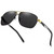 aviator, polarized, driving, black lens, gold frame, men's, fashion, outdoor, stylish, protection, sport, modern, chic