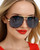 aviator, polarized, driving, black lens, gold frame, women's, fashion, outdoor, stylish, protection, sport, modern, chic