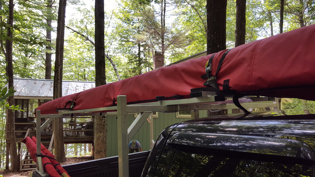sunbrella full zip double cover - burnham boat slings