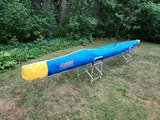 With vibrant WeatherMAX® colors you can match your boat brand or design your own color combination. Customize the body, tip and tail, of your kayak cover. All our covers have a bright red warning flag included.