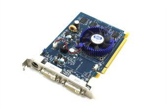 Genuine Saphire ATi Radeon PRO HD2400 PCI-E Video Graphics Card High Profile Dual DVI PS/2 512MB 109-B16931-00D