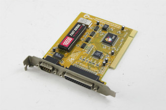 HP SIIG RoHS High Profile 16550 16-Byte Buffer Serial-Port Parallel-Port PCI Adapter Card JJ-P11012 P002-62