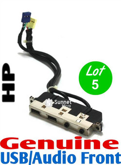 Lot of 5 HP/Compaq dc5100  SFF USB Audio Board and Cable Assembly 384747-001