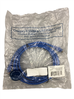 Snagless Cat5e Blue Network Ethernet Patch Cable