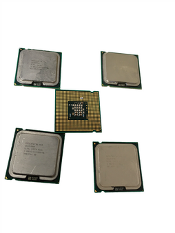 LOT OF 5 INTEL Celeron 440 2GHz 800MHz 512KB L2 LGA775 Desktop Processor SL9XL