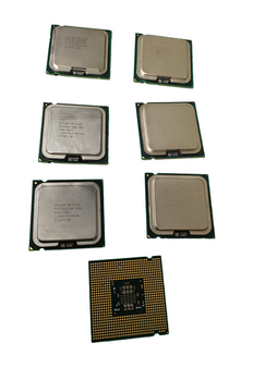 LOT OF 7 Intel Celeron E3200 SLGU5 2.4GHz 800MHz, 1MB Dual Core LGA775 Processor