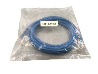 CAT-5e Ethernet Cable Network 10 Ft LAN Patch Cord RJ45 in Blue