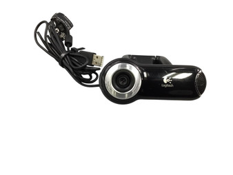 Logitech Quick Cam Pro 9000 Webcam V-UBM46 860-000109 Carl Zeiss Lens USB