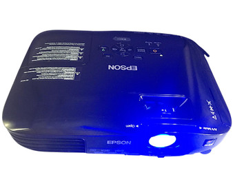 EPSON EX51 3LCD H311A Black LCD Projector Lamp Hours 891Hours No accessories