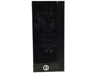 Cyberpower PC C Series Computer Case, w/Fans, Black & Glass ET8680-14189