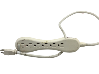 6 Outlet Power Strip UL Listed w/ On-Off Switch, Model 700445 ,15A 125V| Tested