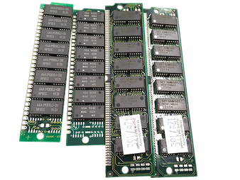2x 1MB 30-Pin 8-chip Parity 80ns FPM SIMMs SE RAM Memory Apple Macintosh