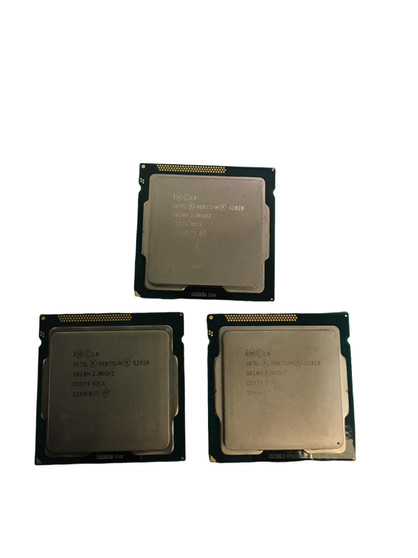 Lot of 3 Intel Pentium G2020 2.90GHz Dual-Core CPU Processor SR10H LGA1155 Socket
