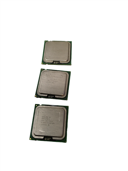 LOT OF 3 Intel Pentium D 820 SL8CP (2.80GHz, 2MB, 800MHz) LGA775 CPU Processor