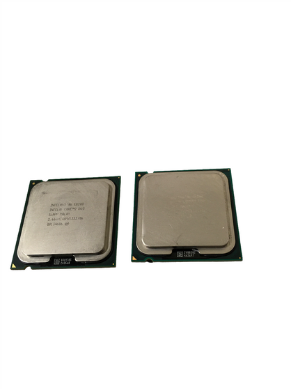 LOT OF 2 Intel Core 2 Duo 2.66GHZ Socket 775 E8200 Desktop CPU Computer Processor SLAPP