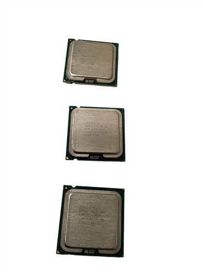 LOT OF 3 Intel Core 2 Duo 6300 1.87GHz,2M,1066MHz, 2-Core LGA775  CPU, SL9TA