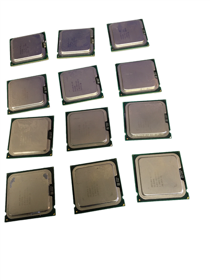 LOT OF (12) Intel Celeron SLAFZ 450 2.20 GHz CPU 512KB/800MHz Socket 775LGA775